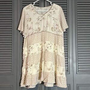 Oddy : Floral Patchwork Dress - M